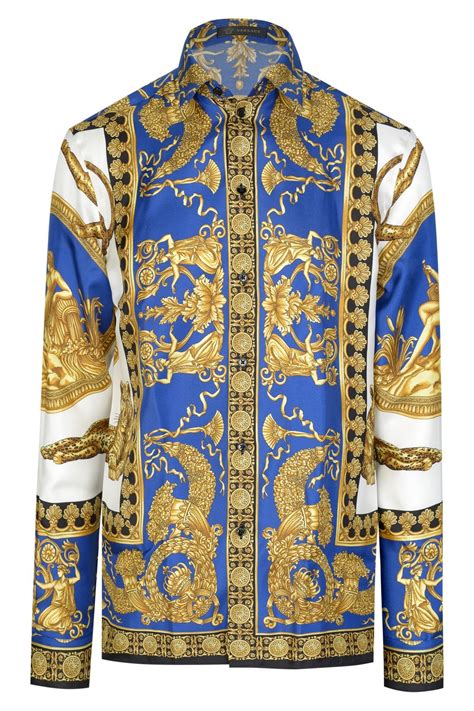 versace dress shirt trend fit|authentic versace shirts.